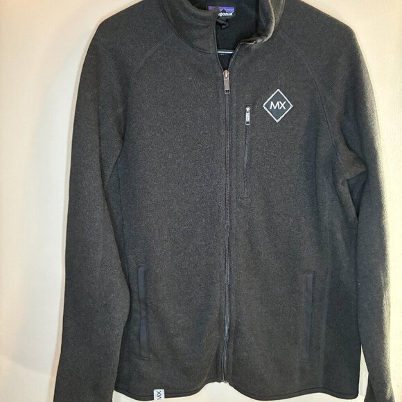Patagonia Other - Patagonia Better Sweater Fleece Jacket Mens Medium Black Full Zip Logo Gorpcore